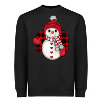 Black snowman christmas Heavyweight Sweatshirt - JahusDesignShop