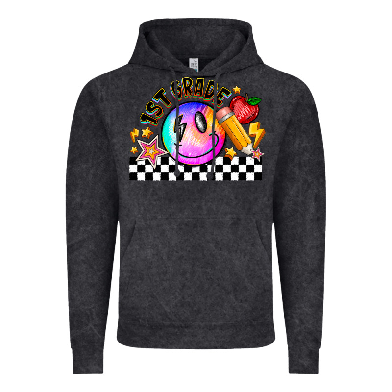 1st Grade Vintage Hoodie by CowhideDigitalArt | Teevron