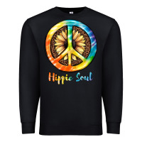 Black Hippie  Soul Premium Sweatshirt - JahusDesignShop