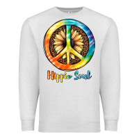 Oatmeal Heather Hippie  Soul Premium Sweatshirt - JahusDesignShop