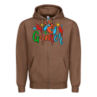 Chestnut gamer Zipper Hoodie - JahusDesignShop