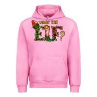 Fuchsia Pink What The Elf Christmas Urban Hoodie - RanaPortraitStore