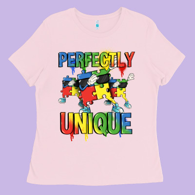 Perfectly Unique Autism Awareness Day Ladies Tee Designed By Fadigitalartstudio