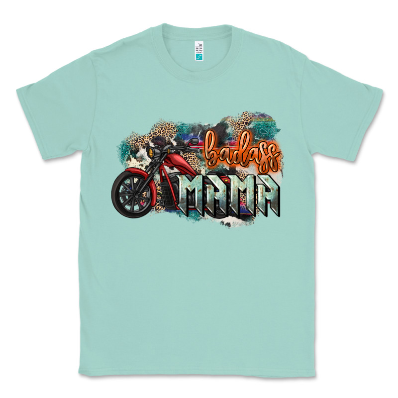 Badass Mama Motorcycle Mother's Day Classic Tee by HowdyJamesFarm | Teevron