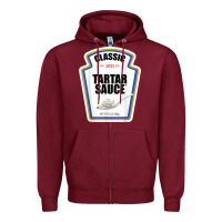 Burgundy tartar sauce condiment diy halloween costume matching group t shirt Zipper Hoodie - baoMotion