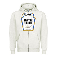 Oatmeal Heather tartar sauce condiment diy halloween costume matching group t shirt Zipper Hoodie - baoMotion