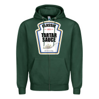 Sports Green tartar sauce condiment diy halloween costume matching group t shirt Zipper Hoodie - baoMotion