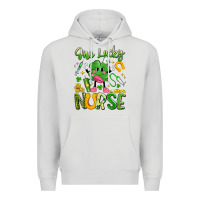 Dove Grey one lucky nurse Premium Hoodie - Artiststas