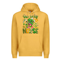 Mustard one lucky nurse Premium Hoodie - Artiststas