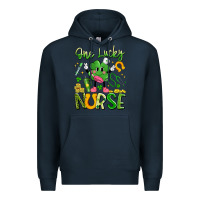Navy one lucky nurse Premium Hoodie - Artiststas
