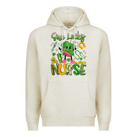 Oatmeal Heather one lucky nurse Premium Hoodie - Artiststas