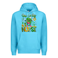 Ocean Blue one lucky nurse Premium Hoodie - Artiststas