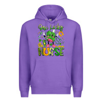 Purple one lucky nurse Premium Hoodie - Artiststas