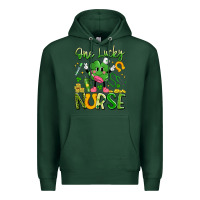 Sports Green one lucky nurse Premium Hoodie - Artiststas