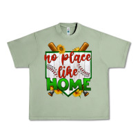 Oil Green no place like home baseball Urban Heavy Tee - BundleAndBundleShop