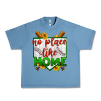Pebble Blue no place like home baseball Urban Heavy Tee - BundleAndBundleShop