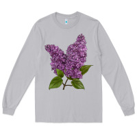 Moon Dust Purple Lilac Flower Long Sleeve Tee - LillyAllenDesigns
