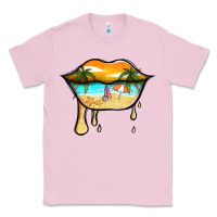 Bubblegum Pink beach lips Classic Tee - Jasminsmagicworld