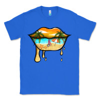 True Royal beach lips Classic Tee - Jasminsmagicworld