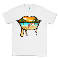 White beach lips Classic Tee - Jasminsmagicworld
