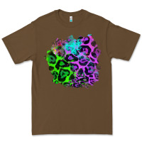 Cacao Colorful Leopard patch Premium Tee - RanaPortraitStore