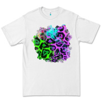 White Colorful Leopard patch Premium Tee - RanaPortraitStore