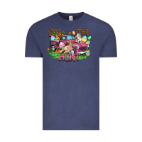 Vintage Denim on the hunt truck Vintage Tee - FaDigitalArtStudio