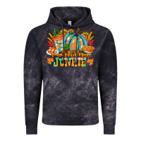 Cloud Black Pumpkin Spice Junkie Vintage Hoodie - CowhideDigitalArt