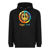 Black Hippie  Soul Heavyweight Hoodie - JahusDesignShop