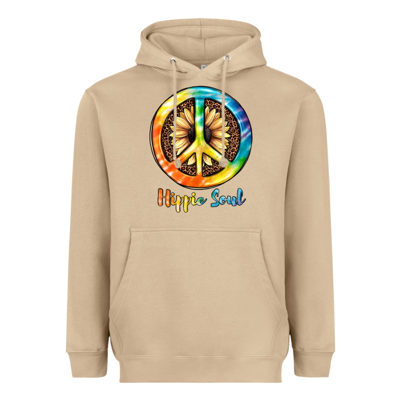 Hippie  Soul Heavyweight Hoodie by JahusDesignShop | Teevron