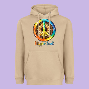Hippie  Soul Heavyweight Hoodie Designed By Jahusdesignshop