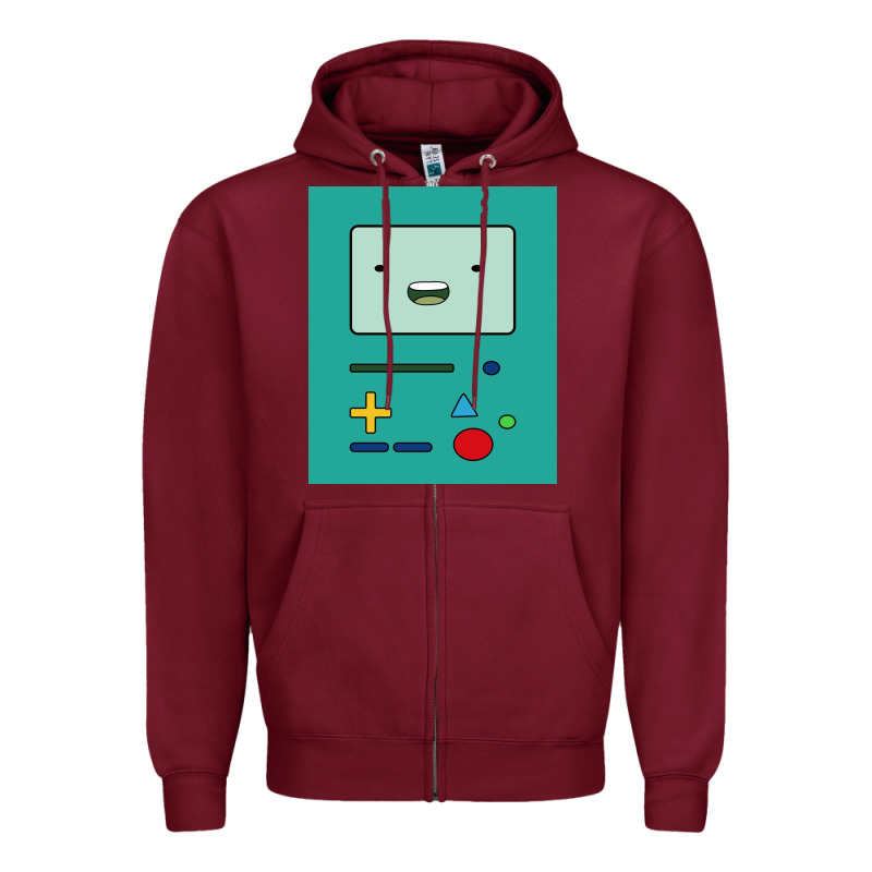 Adventure Time Game Bmo Cover Funny Zipper Hoodie by baoMotion | Teevron
