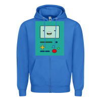 True Royal adventure time game bmo cover funny Zipper Hoodie - baoMotion