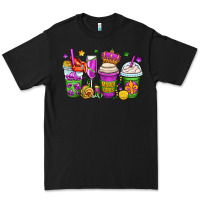 Black mardi gras coffee cups Premium Tee - OliviaCreatesArt