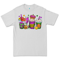 Dove Grey mardi gras coffee cups Premium Tee - OliviaCreatesArt