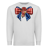 Dove Grey bow Premium Sweatshirt - JahusDesignShop