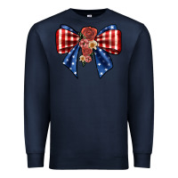 Navy bow Premium Sweatshirt - JahusDesignShop
