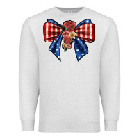 Oatmeal Heather bow Premium Sweatshirt - JahusDesignShop
