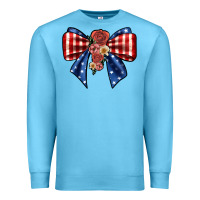 Ocean Blue bow Premium Sweatshirt - JahusDesignShop