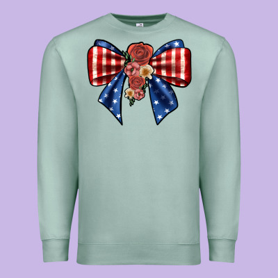 Bow Premium Sweatshirt Designed By Jahusdesignshop