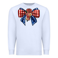 White bow Premium Sweatshirt - JahusDesignShop