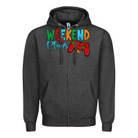 Charcoal Heather weekend plans Zipper Hoodie - JahusDesignShop
