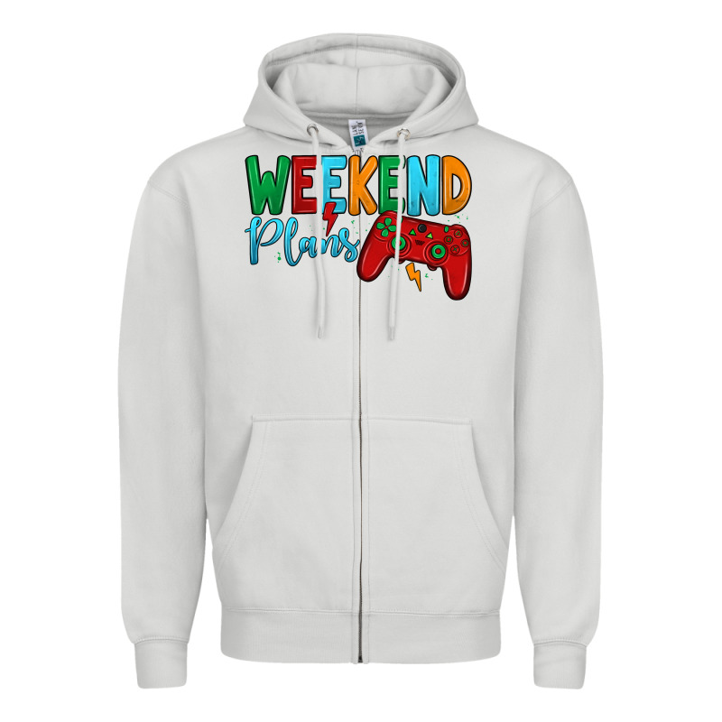 Weekend Plans Zipper Hoodie by JahusDesignShop | Teevron