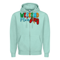 Seafoam weekend plans Zipper Hoodie - JahusDesignShop
