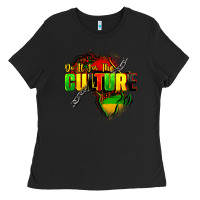 Black Do it for the culture Ladies Tee - FaDigitalArtStudio
