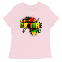 Bubblegum Pink Do it for the culture Ladies Tee - FaDigitalArtStudio