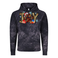 Cloud Black festive joy Vintage Hoodie - CowhideDigitalArt