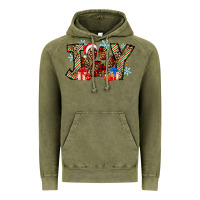 Vintage Olive festive joy Vintage Hoodie - CowhideDigitalArt