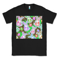 Black Easter bunny and egg Classic Tee - CowGirlArtShop