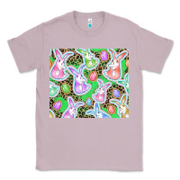 Lilac Easter bunny and egg Classic Tee - CowGirlArtShop